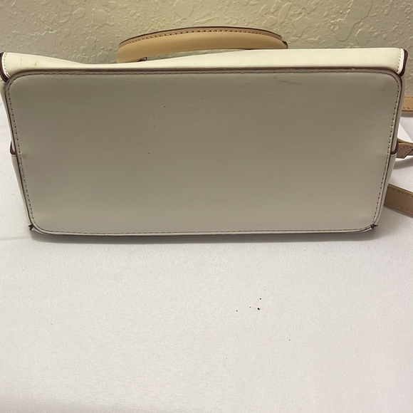 Nine West White and Tan handheld or shoulder purse - Picture 8 of 8